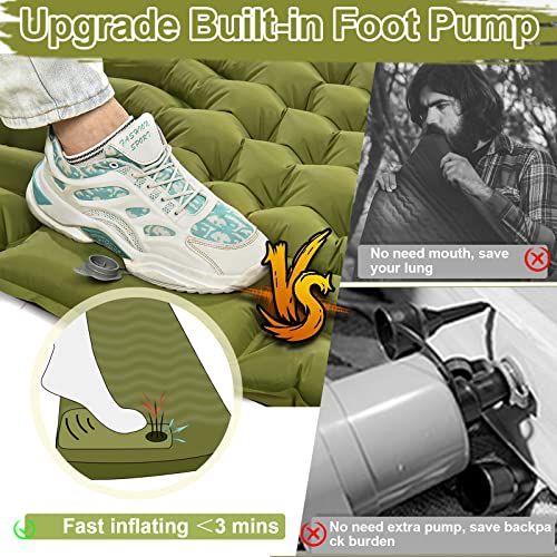 Sleeping Pad for Camping Air Mattress Bed Self Inflating Double Sl...