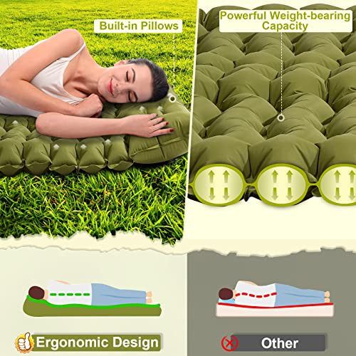 Sleeping Pad for Camping Air Mattress Bed Self Inflating Double Sl...
