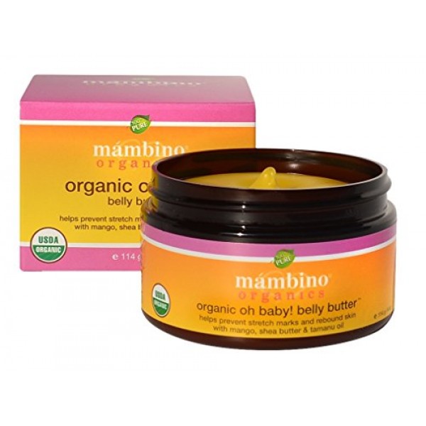 Mambino Organics Belly Butter, 4 Ounce