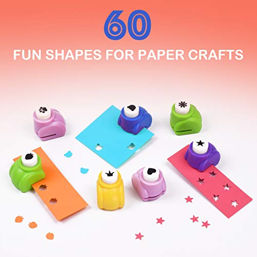 Shape Paper Punch Set | School Scrapbooking Paper Punchers for Art...