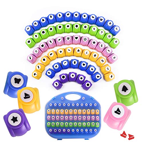 Shape Paper Punch Set | School Scrapbooking Paper Punchers for Art...