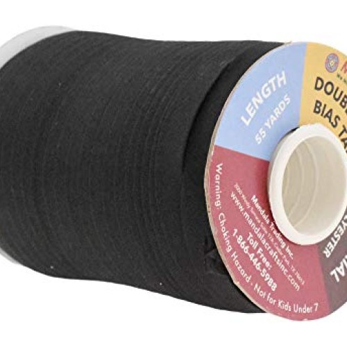 Double Fold Bias Tape for Sewing, Seaming, Binding, Hemming, Pipin...