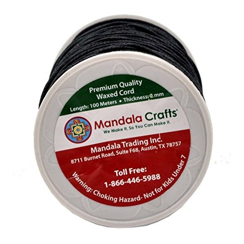 Mandala Crafts 2mm 109 Yards Jewelry Making Beading Crafting Macra...