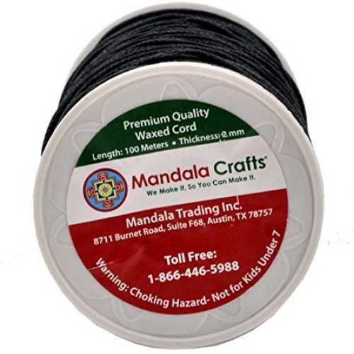 Mandala Crafts 2mm 109 Yards Jewelry Making Beading Crafting Macra...