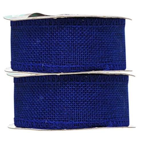 Mandala Crafts Burlap Ribbon, Jute Fabric Strip Spool for Rustic O...