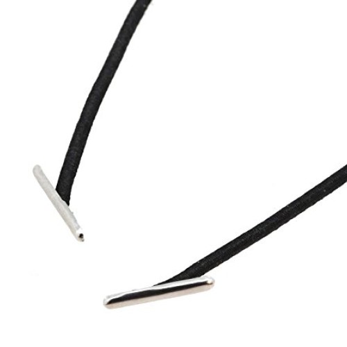 Mandala Crafts Elastic Barbed Cord, Stretch Loop Band with Metal E...