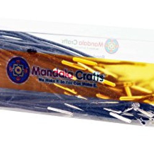 Mandala Crafts Elastic Barbed Cord, Stretch Loop Band with Metal E...