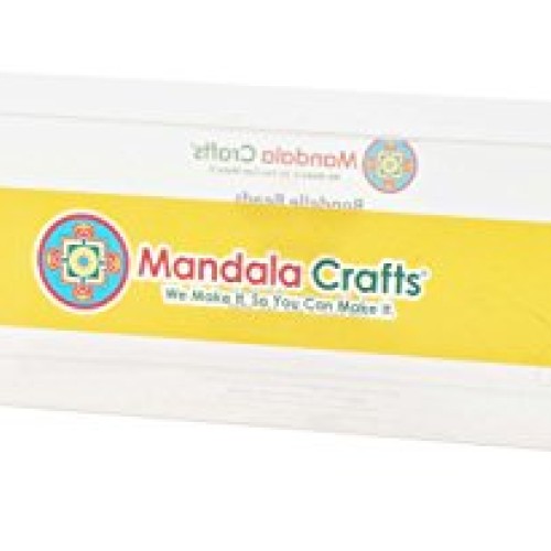 Mandala Crafts Elastic Barbed Cord, Stretch Loop Band with Metal E...