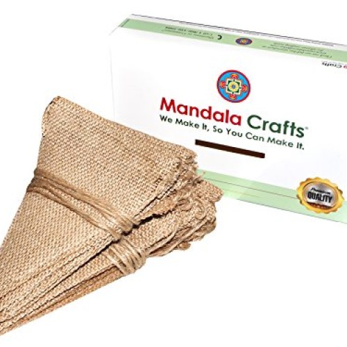 Plain Burlap Banner Flags DIY Burlap Pennant Banners for Birthday,...