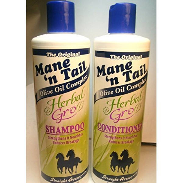 The Original Mane ‘n Tail Olive Oil Complex – Herbal Gro Shampoo +...
