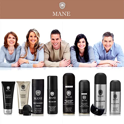 MANE Hair Thickening Spray and Root Concealer 6.76 oz Black