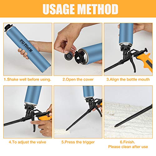 Foaming , MANGZ Hand Foam Caulking , PU Expanding Dispensing...