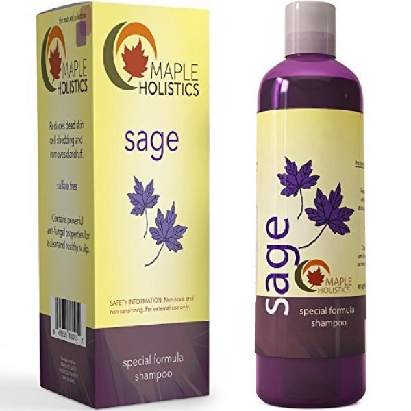 Maple Holistics Sage Shampoo for Anti Dandruff with Jojoba, Argan,...