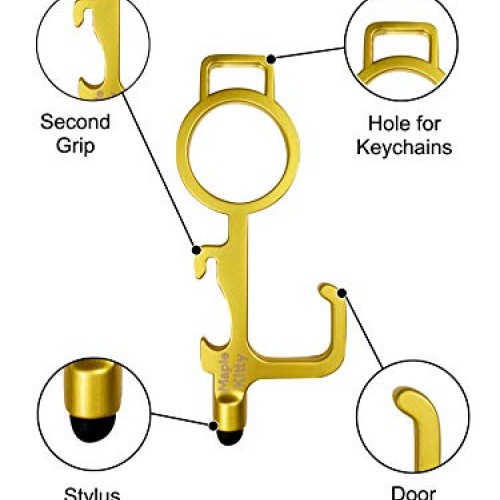 No Touch Door Opener 4 PC | Clean Keys Button Pusher Stylus | To...