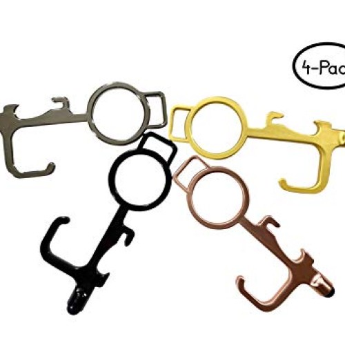 No Touch Door Opener 4 PC | Clean Keys Button Pusher Stylus | To...