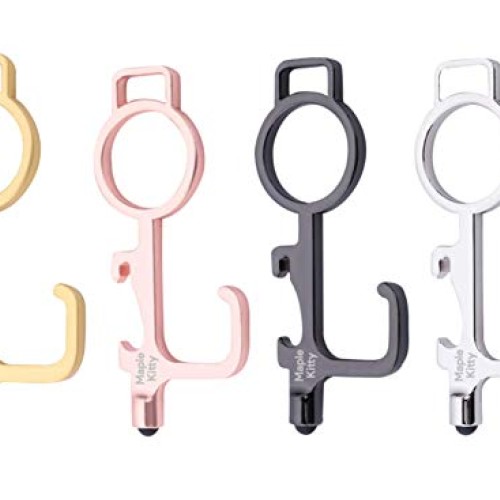 No Touch Door Opener 4 PC | Clean Keys Button Pusher Stylus | To...