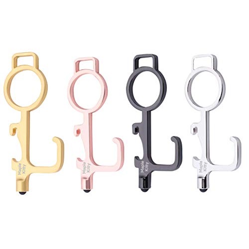 No Touch Door Opener 4 PC | Clean Keys Button Pusher Stylus | To...