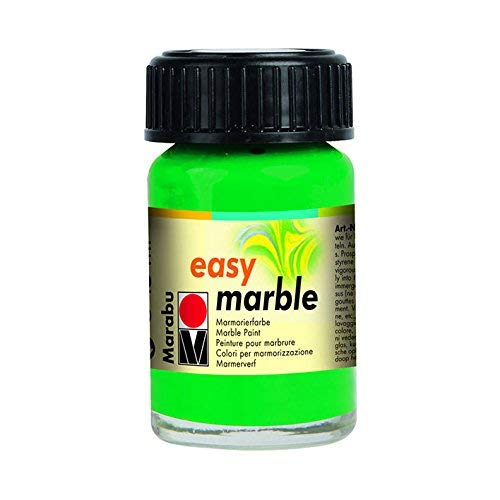 Marabu Easy Marble Jar with Dropper Cap, 4.8 x 3 x 3.2 cm, Rich Green