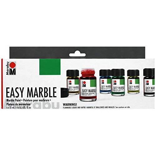 Marabu Easy Marble Paint Starter Set MBU66053