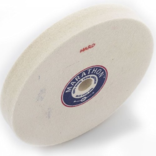 Marathon 6 x 3/4 Felt Polishing Wheel 5/8 Arbor Hole Hard