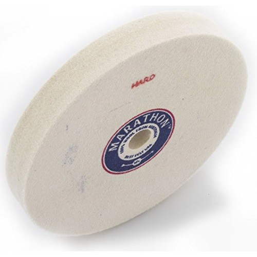 Marathon 6 x 3/4 Felt Polishing Wheel 5/8 Arbor Hole Hard