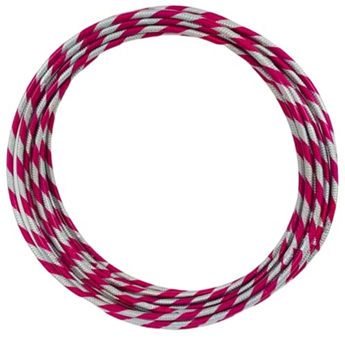 Mardi Gras Spot 24 Hula Hoop - Pink and Silver Glitter Dozen