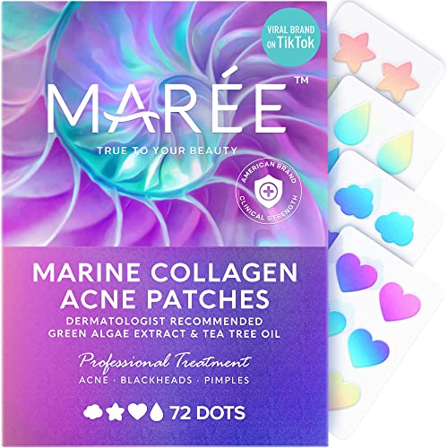 MAREE Acne Patches - Anti Wrinkle Pads & Patches with Natural Gree...