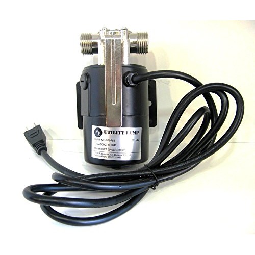 Portable Water Transfer Utility Pump 330 GPH, 115-Volt with Metal ...