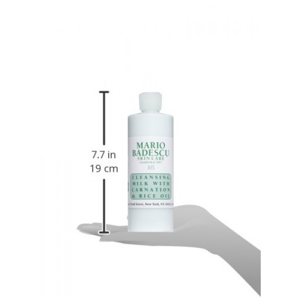Mario Badescu Cleansing Milk with Carnation & Rice Oil, 16 oz.