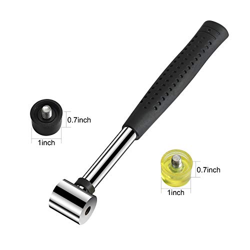 Marketty Tool 25mm Dual Head Nylon Rubber Hammer Jewelers Metal Ma...