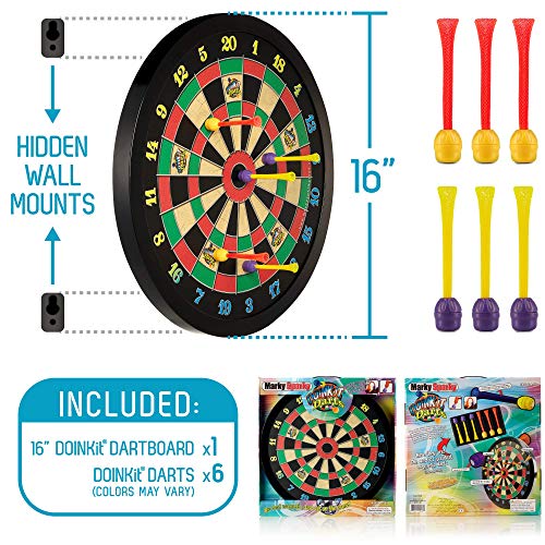 Doinkit Darts Kid-Safe Indoor Magnetic Dart Board - Easy to Hang, ...