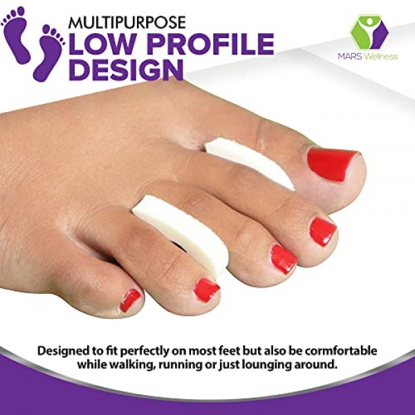 Premium Foam Toe Separators - Toe Spacers for Corn, Blister, and H...