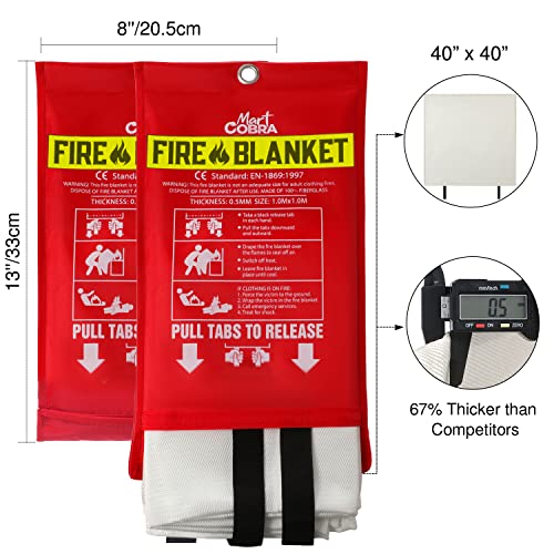 Emergency Fire Blanket for Home and Kitchen Fire Extinguishers for...