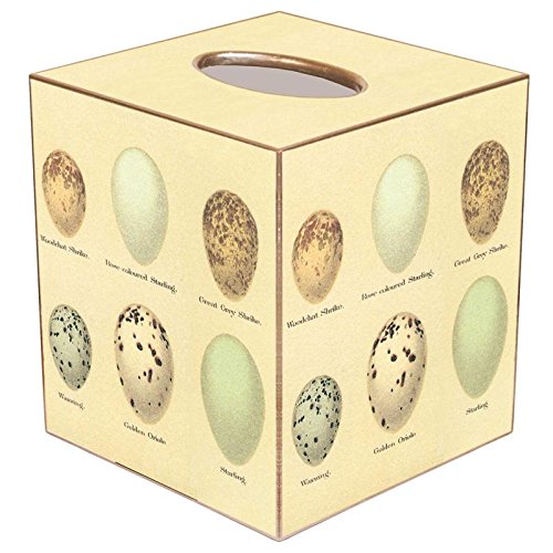 Pale Eggs Paper Mache Tissue Bix Cover