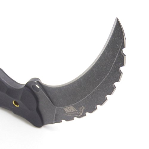 MASALONG Wild Boar Straight Claw Tactical Handle Outdoor Hunting K...