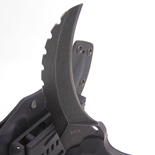 MASALONG Wild Boar Straight Claw Tactical Handle Outdoor Hunting K...