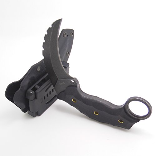 MASALONG Wild Boar Straight Claw Tactical Handle Outdoor Hunting K...