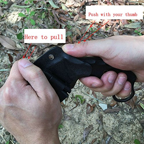 MASALONG Wild Boar Straight Claw Tactical Handle Outdoor Hunting K...