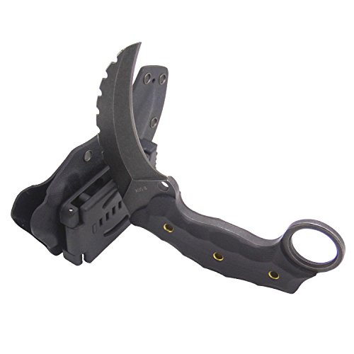 MASALONG Wild Boar Straight Claw Tactical Handle Outdoor Hunting K...