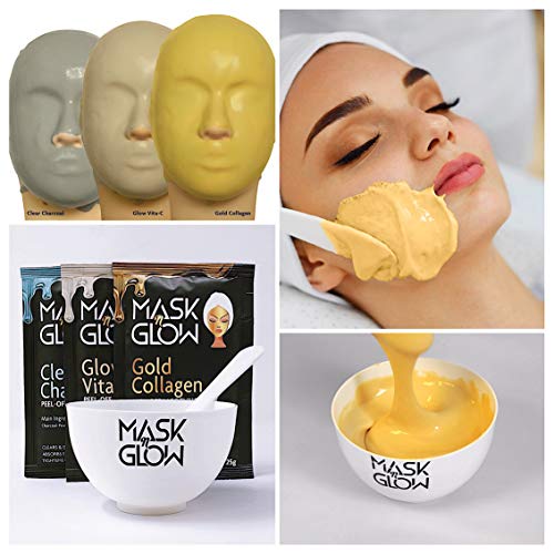 Premium Modeling Peel-Off MaskRubber Mask Spa Set- 3 Treatments ...