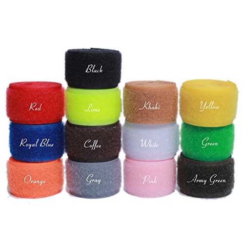 Sew on Hook and Loop Nylon Fabric Magic Fastener Tape by The Yard ...
