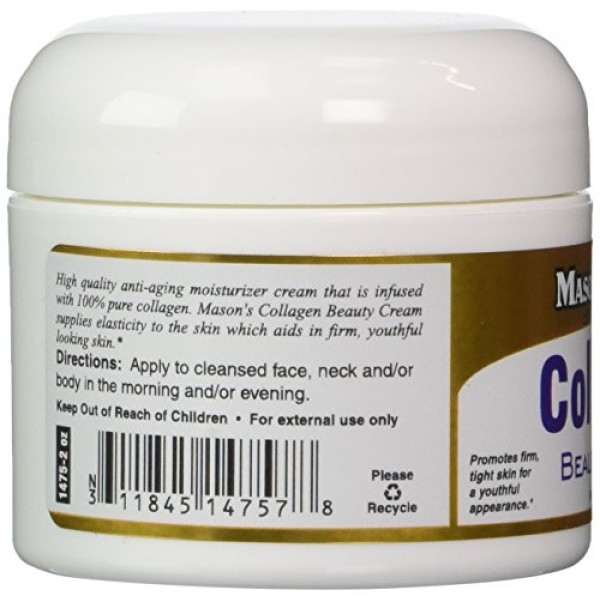 Mason Vitamins Collagen Beauty Cream 100% Pure Collagen Pear Scent...