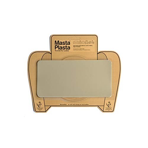 MastaPlasta Self-Adhesive Premium Leather Repair Patch, Large, Bei...