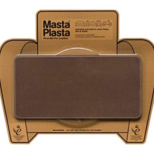 MastaPlasta Self-Adhesive Premium Suede Repair Patch, Large, Brown...