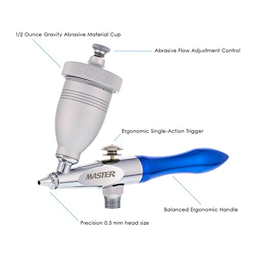 Master Airbrush Gravity Feed Air Abrasive Eraser and Etching Airbr...