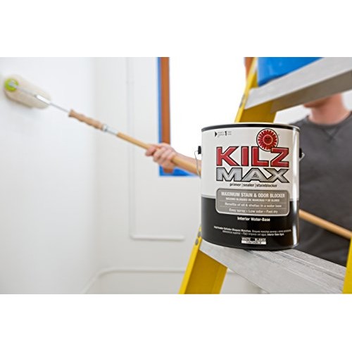 KILZ MAX Maximum Stain and Odor Blocking Interior Latex Primer/Sea...