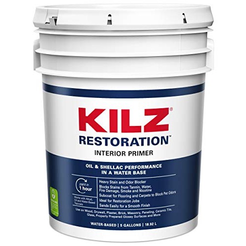 KILZ MAX Maximum Stain and Odor Blocking Interior Latex Primer/Sea...