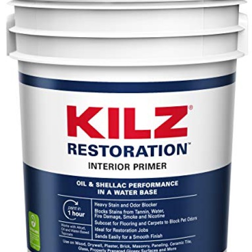 KILZ MAX Maximum Stain and Odor Blocking Interior Latex Primer/Sea...