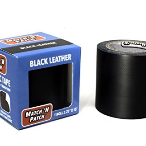 Match N Patch Realistic Black Leather Repair Tape