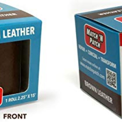 Match N Patch Realistic Brown Leather Repair Tape